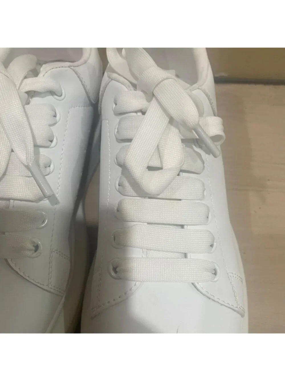 Alexander Mcqueen oversized sneakers in white